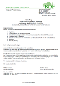 Einladung Bezirksversammlung Schwaben 2019