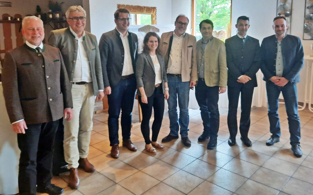Der Bezirksvorstand Oberpfalz des BDF mit Ehrengästen